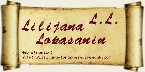 Lilijana Lopašanin vizit kartica